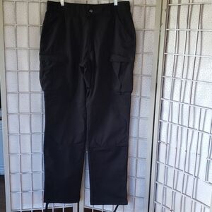 5.11 Tactical Black Expandable Waist Band Cargo Mens Pants Size 35.5